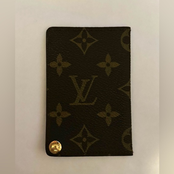 Louis Vuitton AUTHENTIC Vintage 1986 Monogram Porte Cartes Pression Card Case - Picture 6 of 16